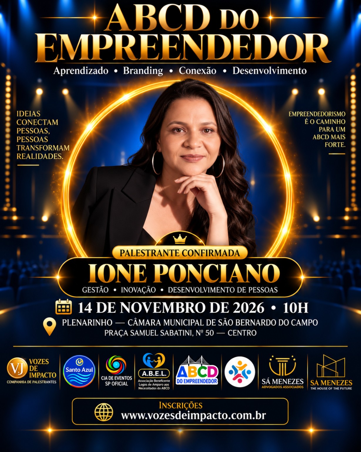 Card de Ione Ponciano no ABCD do Empreendedor