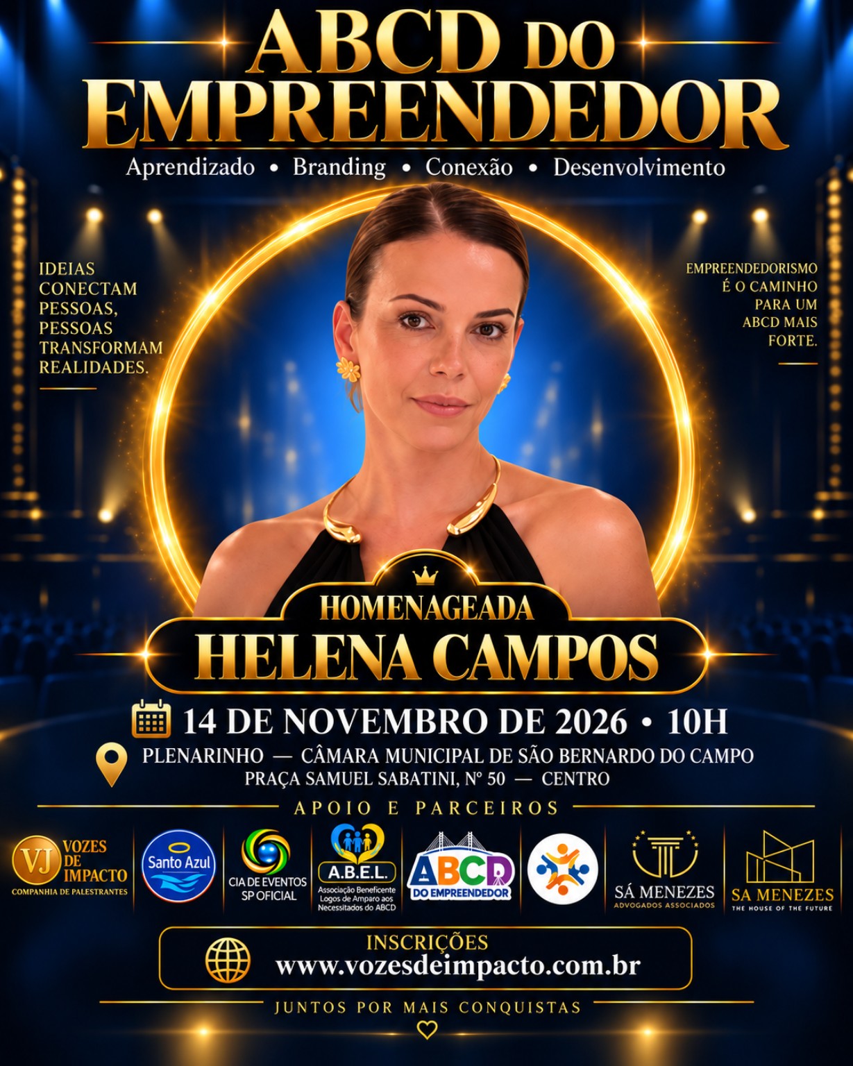 Card de Helena Campos no ABCD do Empreendedor