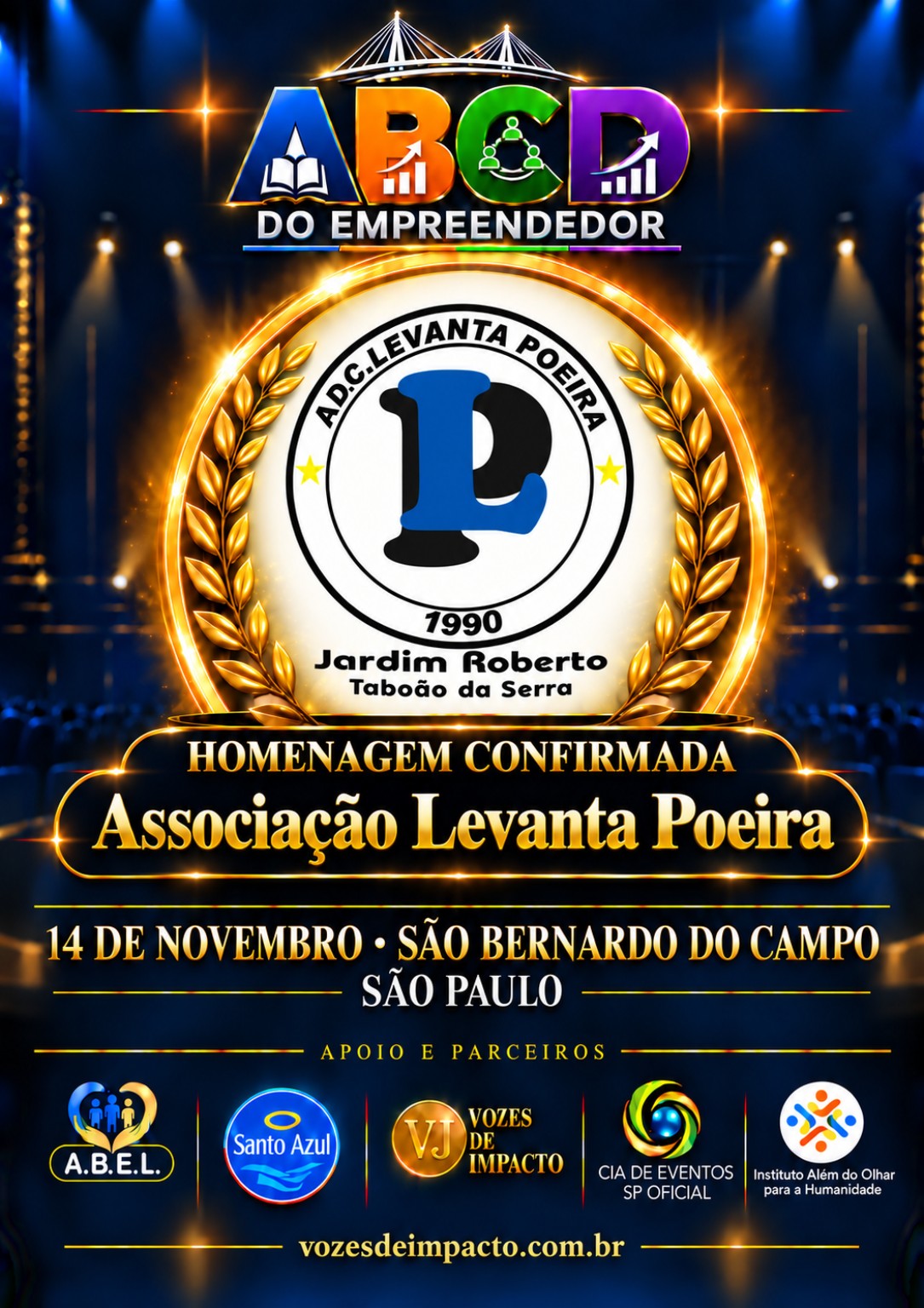 Card de Associação Levanta Poeira no ABCD do Empreendedor