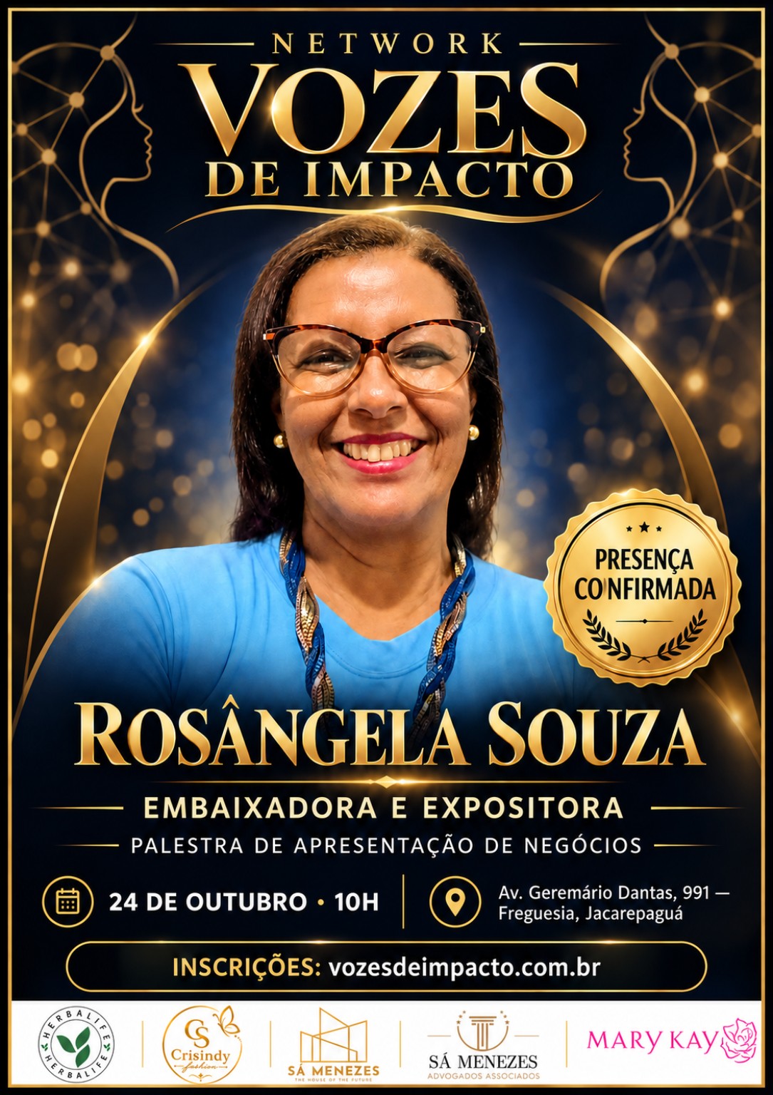 Rosângela Souza — embaixadora e expositora