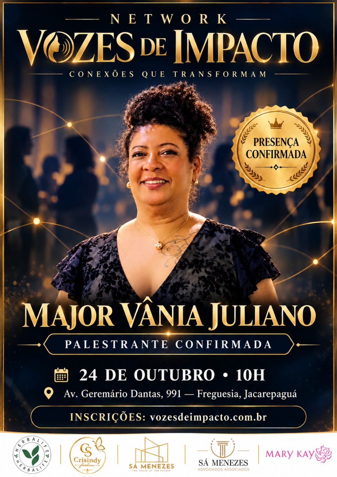 Major Vânia Juliano — palestrante confirmada