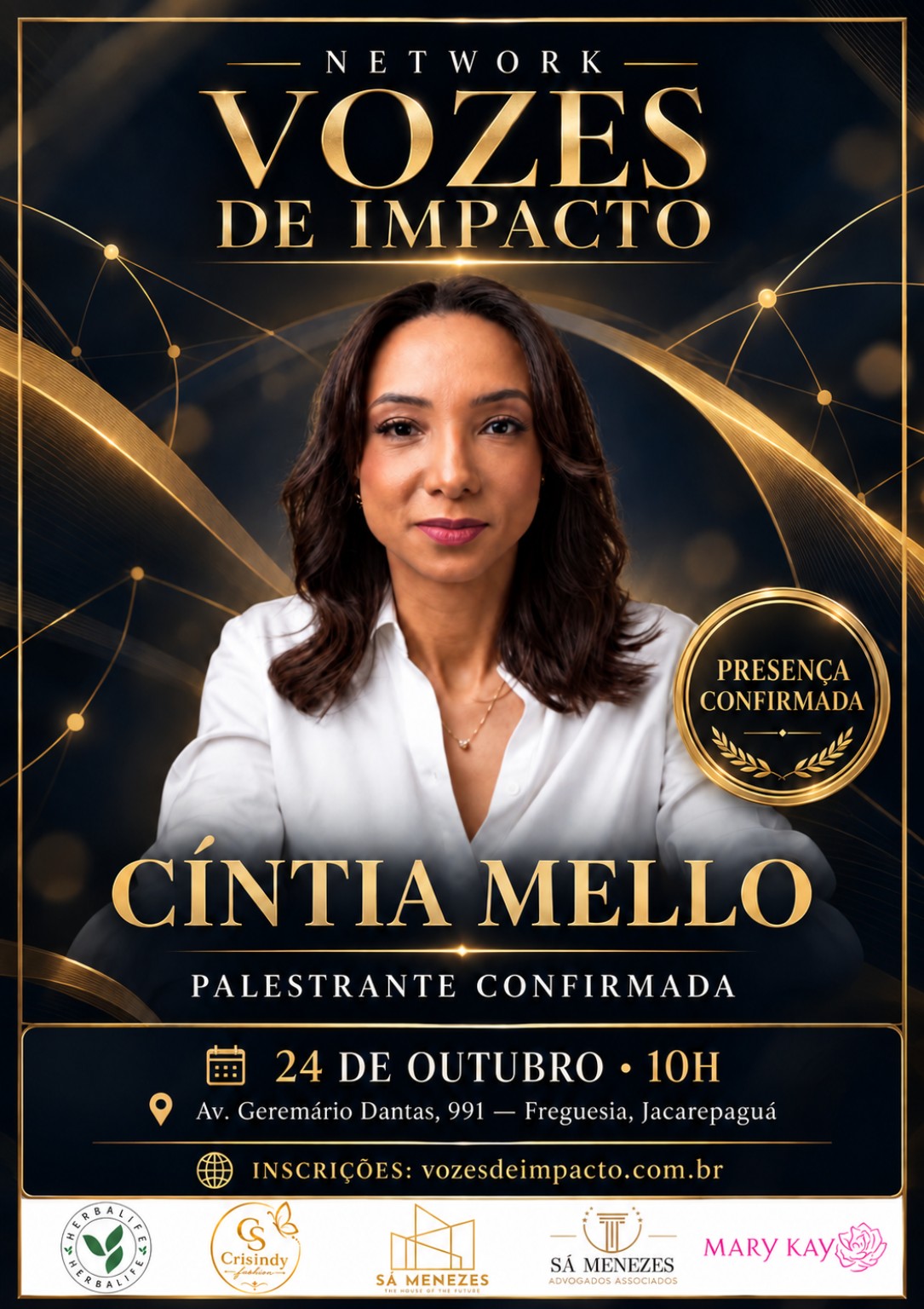 Cíntia Mello — palestrante confirmada